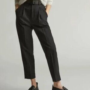 Everlane | The Way High Draper Tapered Pant | Black | Size 0
